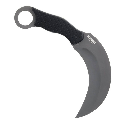 Schrade - Nóż Karambit Boneyard - AUS-8 - Czarny/Grafitowy - 1182504