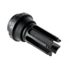 Tłumik płomienia Gomander Quadron Evo 9 mm 1/2x28 - Stal hartowana - Czarny - TB0.10205