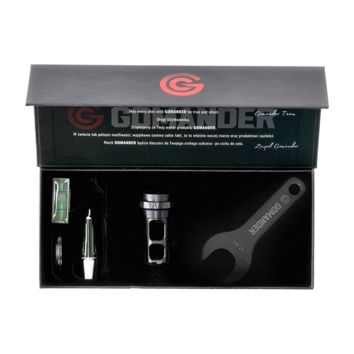 Gomander - Hamulec wylotowy Raptor - 5,56 mm - Gwint 1/2x28 UNEF - Czarny - TB0.10177_1