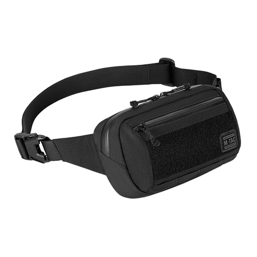 M-Tac - Torba nerka City Waist Bag Elite - Nylon Rip-Stop - Panel rzepowy - Czarny - 10404002