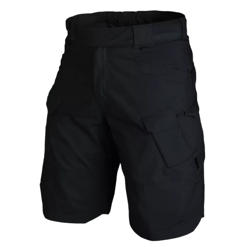 Helikon - Spodenki taktyczne Urban Tactical Shorts UTS - 11" - PolyCo Ripstop - Czarne - SP-UTK-SP-01