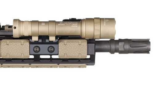 Magpul - Szyna M-LOK® Aluminum Offset Light/Optic Mount do montażu latarki taktycznej RIS - MAG604-BLK