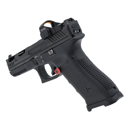 Strike Industries - Powiększony zwalniacz magazynka do Glock Gen 1/2/3 - Czerwony - SI-G3-MagRelease-RED