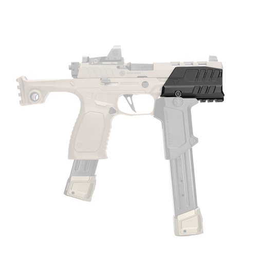 Strike Industries - Osłona wylotowa do pistoletu - SMC Alfa/Bravo - Czarny - SI-SMC-BS-S