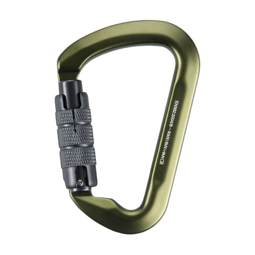 M-Tac - Karabińczyk 10cm z blokadą bagnetową Keylock - Zielony - 60094001