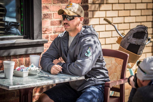 Helikon - Bluza rozpinana z kapturem Urban Tactical Hoodie® - Poliester - Czarna / Szary melanż - BL-UHF-PO-M1