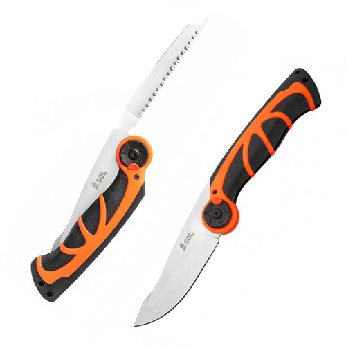 SOL - Narzędzie 2 w 1 z nożem i piłą do drewna - 0140-1018