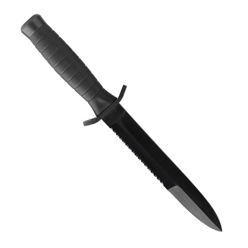 Nóż taktyczny wz. 98Z - Spear Point - Ząbkowany - Czarny