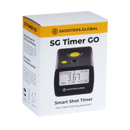 Shooters Global - Analizator strzałów GO SG Timer GO - USB-C - Bluetooth