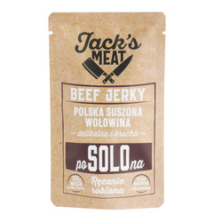 Suszona wołowina Jack's MEAT Beef Jerky poSOLOna - 105,9 kcal - 30 g