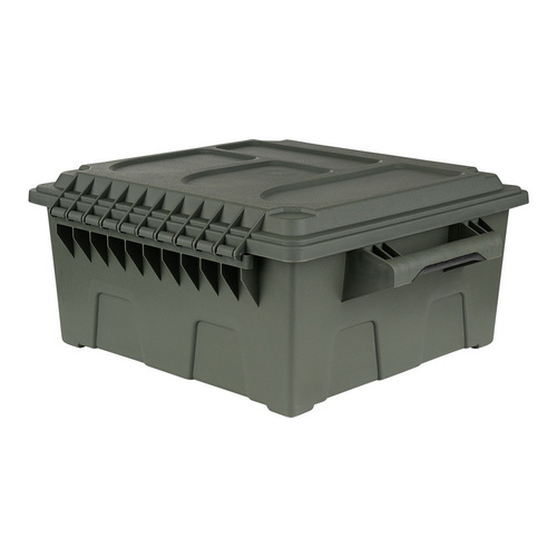 Fosco Industries - Skrzynia amunicyjna Utility Ammo Box Large - 28 L - Polimer - Zielony - 465205