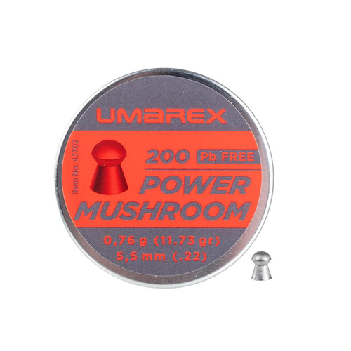 Umarex - Śrut do wiatrówki Power Mushroom - 5,5 mm - 200 szt. - 4.1702
