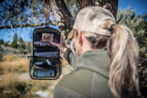 Helikon - Kosmetyczka Travel Toiletry Bag - Czarny / Pomarańczowy - MO-TTB-NL-2401A