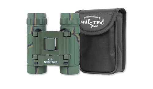 Mil-Tec - Lornetka Mini 8x21 - Camo - 15701020