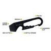 Brelok wielofunkcyjny Nite Ize DoohicKey Key-Tool - Czarny - KMT-01-R3
