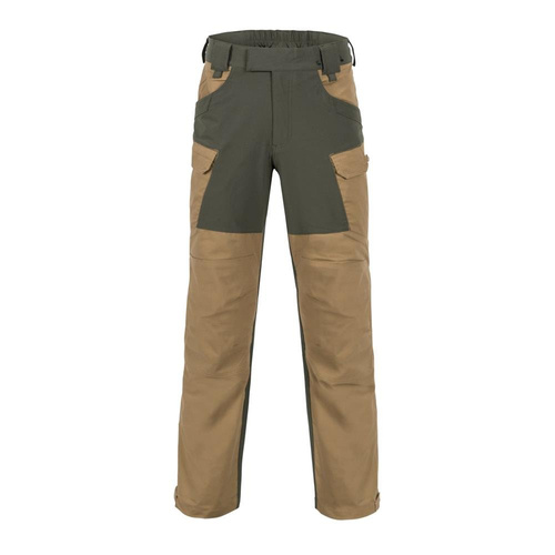 Helikon - Spodnie outdoorowe Hybrid Outback Pants® - DuraCanvas® - Taiga Green / Czarne - SP-HOP-DC-0901A
