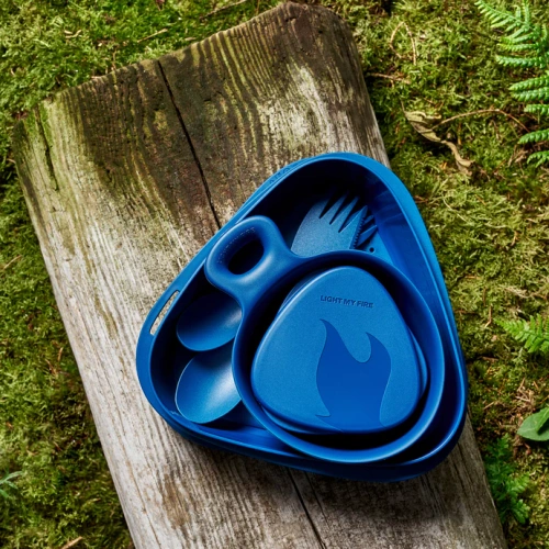 Light My Fire - Zestaw naczyń turystycznych Outdoor MealKit 2.0 - HazyBlue - 6418510910