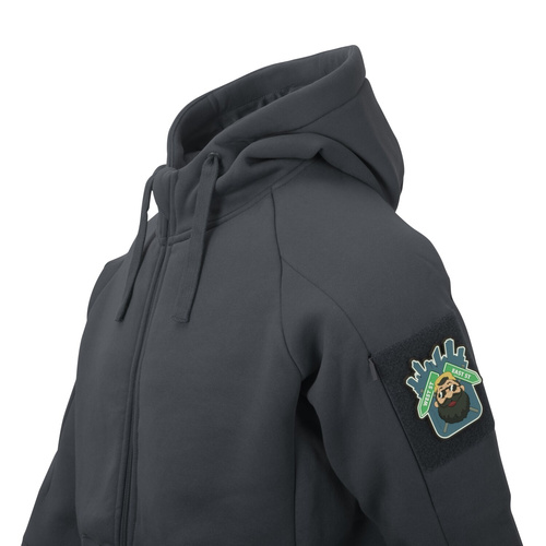Helikon - Bluza Urban Hoodie Lite - Rozpinana - Bawełna - Poliester - Light Grey Melange - BL-ULF-CB-2G