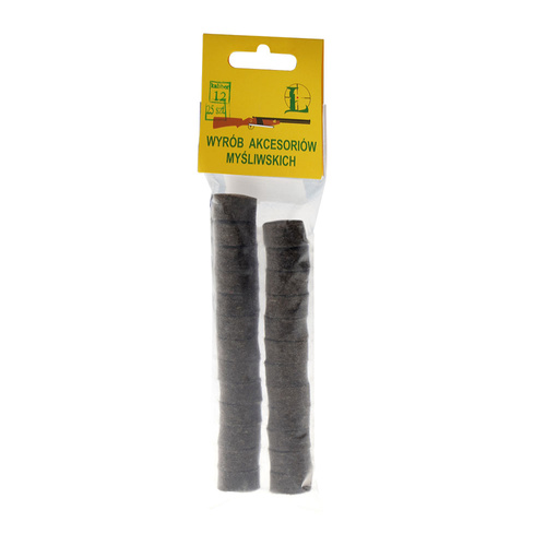 Łuszczek - Przecieraki filcowe do broni śrutowej - 12GA - 25 sztuk - 4-003 - 12
