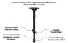 UTG - Dwójnóg składany Recon Flex - 8"-12" - M-LOK - TL-BPDM02