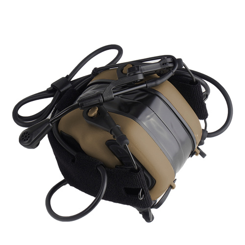 Earmor - Aktywne ochronniki słuchu M32 PLUS - Coyote Brown - M32-CB (PLUS)