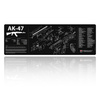 TekMat - Mata do czyszczenia karabinu - AK-47 - 30x91cm - Czarna - TEK-R36-AK47