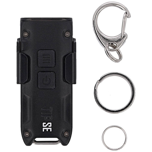 NiteCore - Latarka brelok TIP SE - 700 lm - 500 mAh - Czarna - TIP SE BLACK