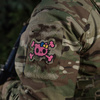 M-Tac - Naszywka Pink Kitty - Haft - Kokardka Żółto-Niebieska - MultiCam - 51393008