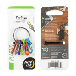 Nite Ize - Organizer do kluczy KeyRing S-Biner® - KRG2-11-R3
