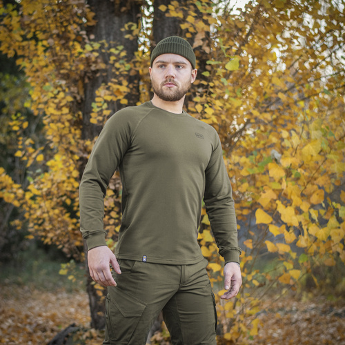 M-Tac - Bluza raglanowa Athlete - Bawełna - Dark Olive - 20455048