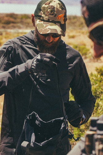 Helikon - Czapka z daszkiem Trucker (Grease Gun) - Cotton Stretch Ripstop - Duck Hunter - CZ-TRG-SP-DH