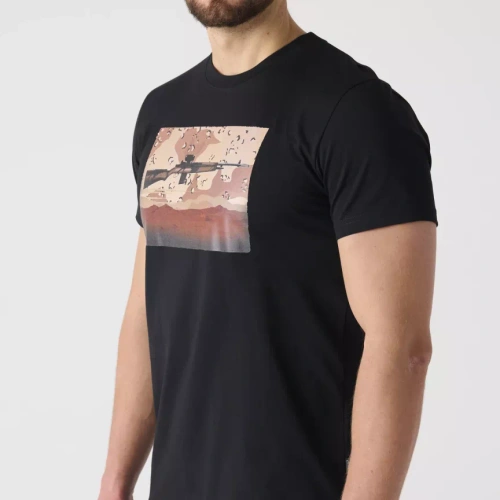 Helikon - Koszulka T-Shirt M14 - Bawełna - Czarna - TS-MCZ-CO-01