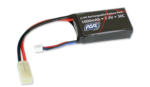 ASG - Bateria AEG - LiPo - 7,4V - 1000 mAh - 30C - [1] - 17462