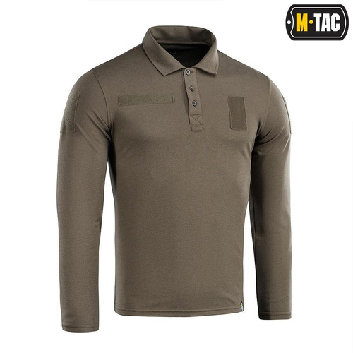 M-Tac - Koszula taktyczna Polo z długim rękawem - Dark Olive - 80021048