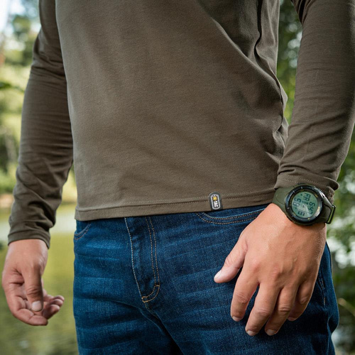 M-Tac - Koszulka wojskowa z długim rękawem - Dark Olive - 20067048