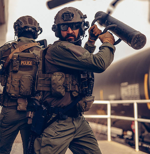 Helikon - Bluza MCDU Combat Shirt - Woodland / Olive Green - BL-MCD-SP-0302A