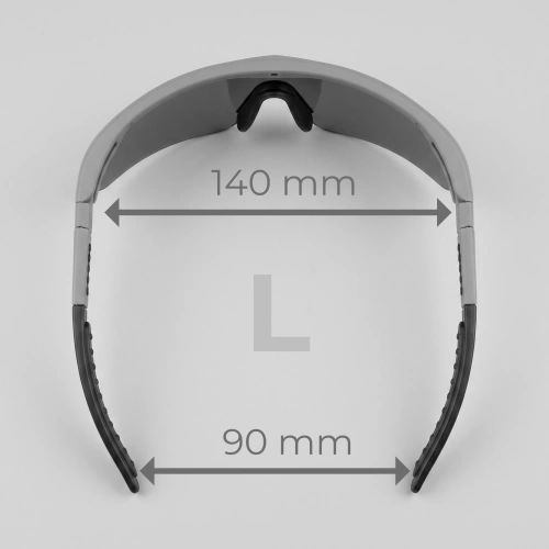 Swiss Eye - Okulary strzeleckie Raptor - Czarne - Smoke/Orange/Clear - M: 10161/L: 10171