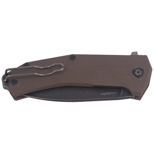 LionSteel - Nóż składany KUR G10 - Sleipner - Brązowy - KUR BBR