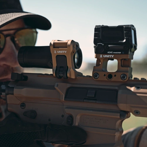 Unity Tactical - Montaż do powiększalnika FAST FTC Omni - QD - FDE - FST-OMF