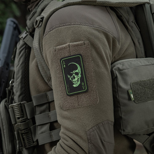 M-Tac - Naszywka morale patch Face of War - Cordura - Czarny/Zielony - 51389201