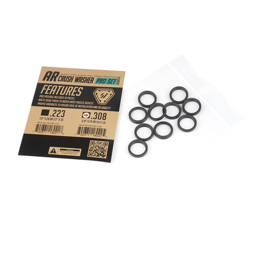 Strike Industries - Zestaw podkładek AR .308 Crush Washer Pro Set - 10 sztuk - AR-CW-PRO-308