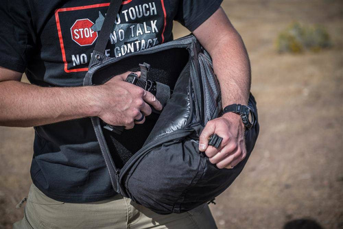 Helikon - Kabura do pistoletu Inverted Pistol Holder Insert - Niebieski melanż - IN-PIH-NL-M2