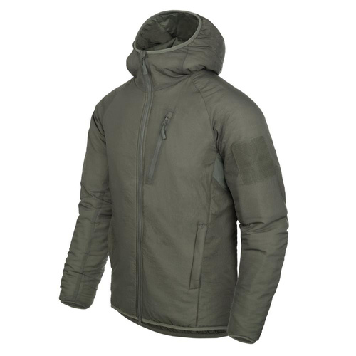 Helikon - Kurtka z kapturem Wolfhound Hoodie - Windpack Nylon - Alpha Green - KU-WLH-NL-36