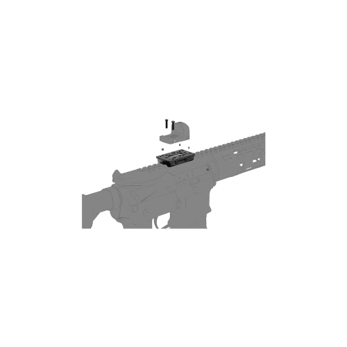 Vector Optics - Montaż adapter MOJ/MGT/TEK/GIN na szynę Dovetail - Czarny - SCFRM-30