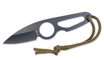 Mil-Tec - Nóż Neck Knife - 15 cm - Czarny - 15398200