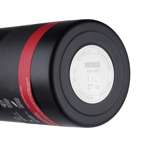 SIGG - Termos Gemstone IBT Obsidian - 1,1L - Stal nierdzewna - Czarny - 8736.00