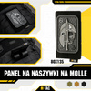 M-Tac - Panel na naszywki na MOLLE - 80 x 135 mm - Czarny - 10122002