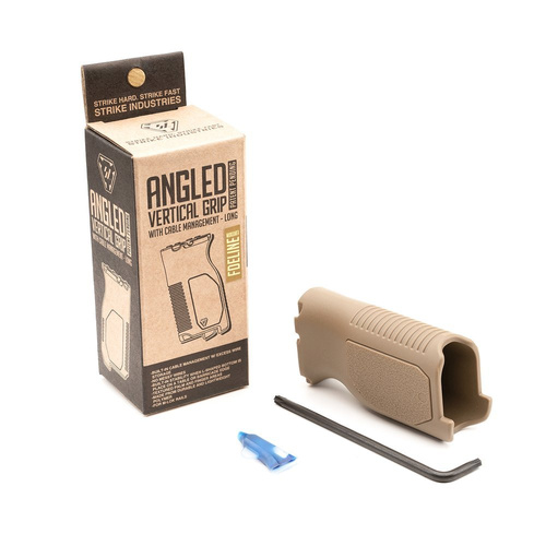 Strike Industries - Chwyt M-LOK Angled Vertical Grip - Long - FDE - SI-AR-CMAG-L