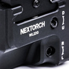 NEXTorch - Latarka na broń z laserem - 650 lm - Aluminium - Czarna - WL22R
