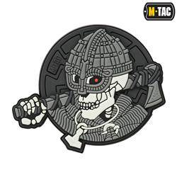 M-Tac - Naszywka Morale Patch - Undead Viking 3D PVC - Szary - 51157011